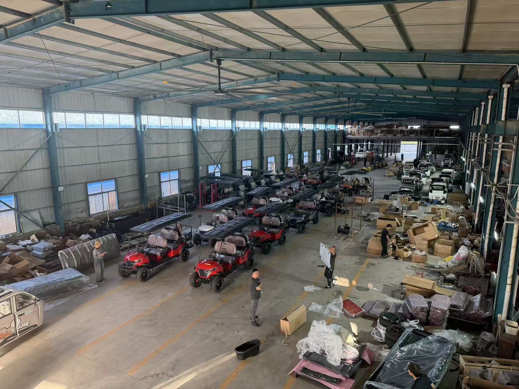 Golf cart workshop at the KUCA workshop