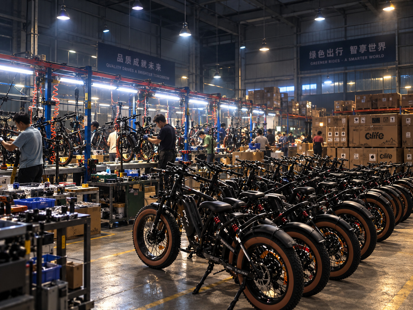 E-bike production at the KUCA workshop